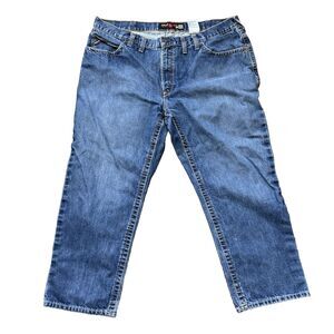 Ariat FR M3 Jeans Mens 46x30 Loose Straight Blue Denim Work Fire Resistant
